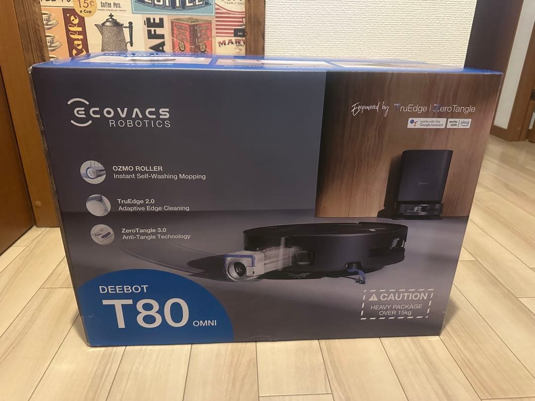 【最終値下げ】COVACS DEEBOT T80 OMNI 本体　ブラック DEEBOT T80 OMNI BLACK - ECOVACS GLOBAL