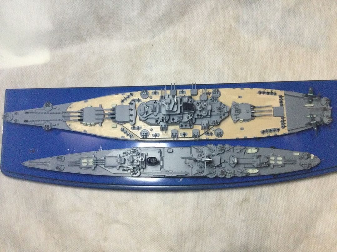 アメリカ海軍 戦艦サウスダコタ & 重巡洋艦インディアナポリス 1/700