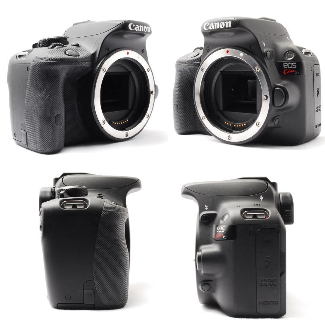 初心者おすすめ❤️キャノン kiss X7 ダブルレンズセット スマホ転送