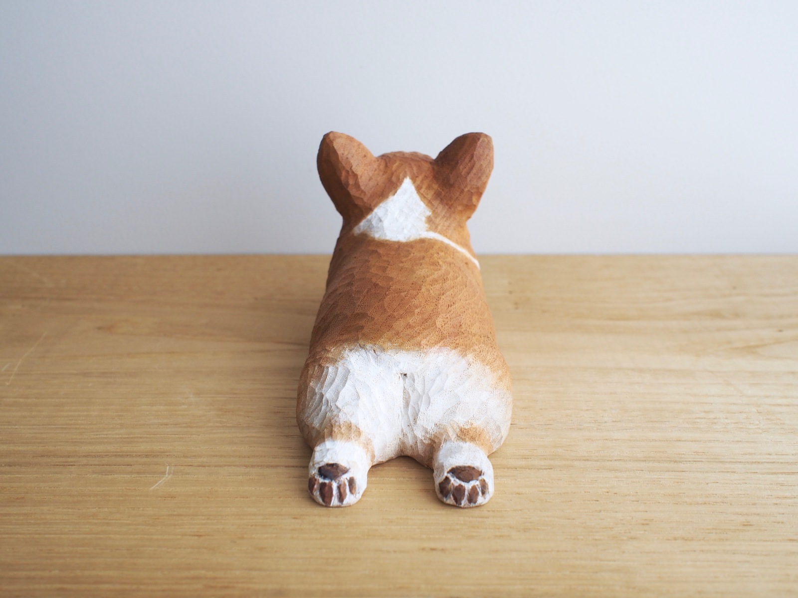木彫り コーギー - wooden fur | minne byGMOペパボ 国内最大級の