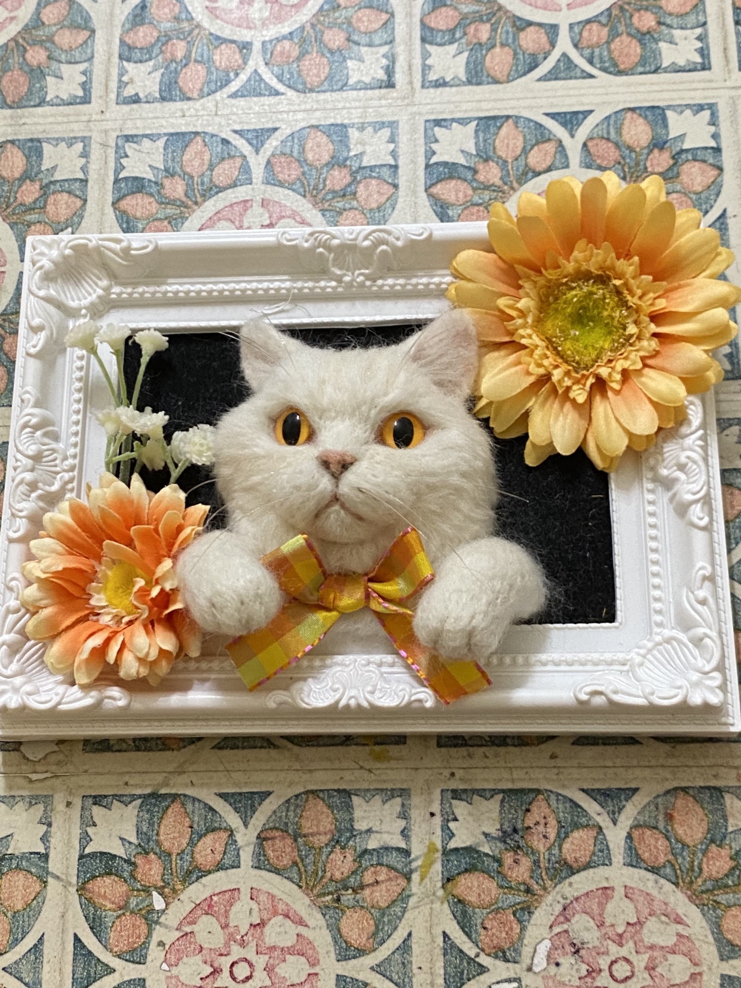 オーダー額縁羊毛フェルト - NEKO-AN'S GALLERY（ねこ庵） | minne