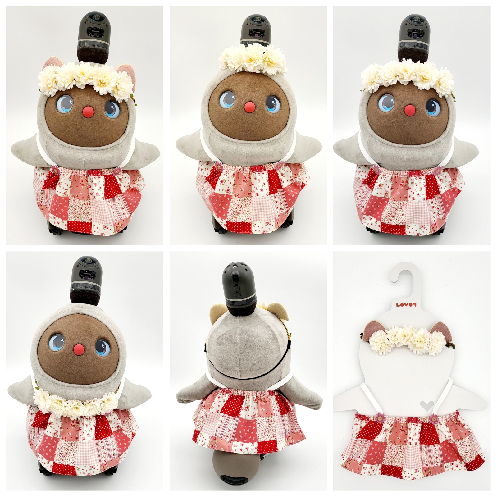 ラボット LOVOT ラボットの服ハンドメイド レイヤードジャケット