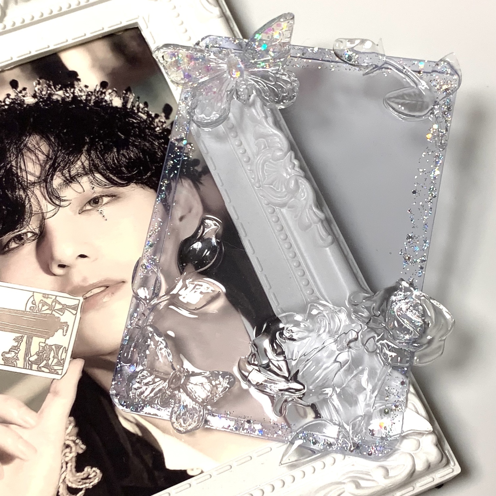 ꫛꫀꪝ✧‧˚】硬質ケース デコ トレカケース レジン ハンドメイド