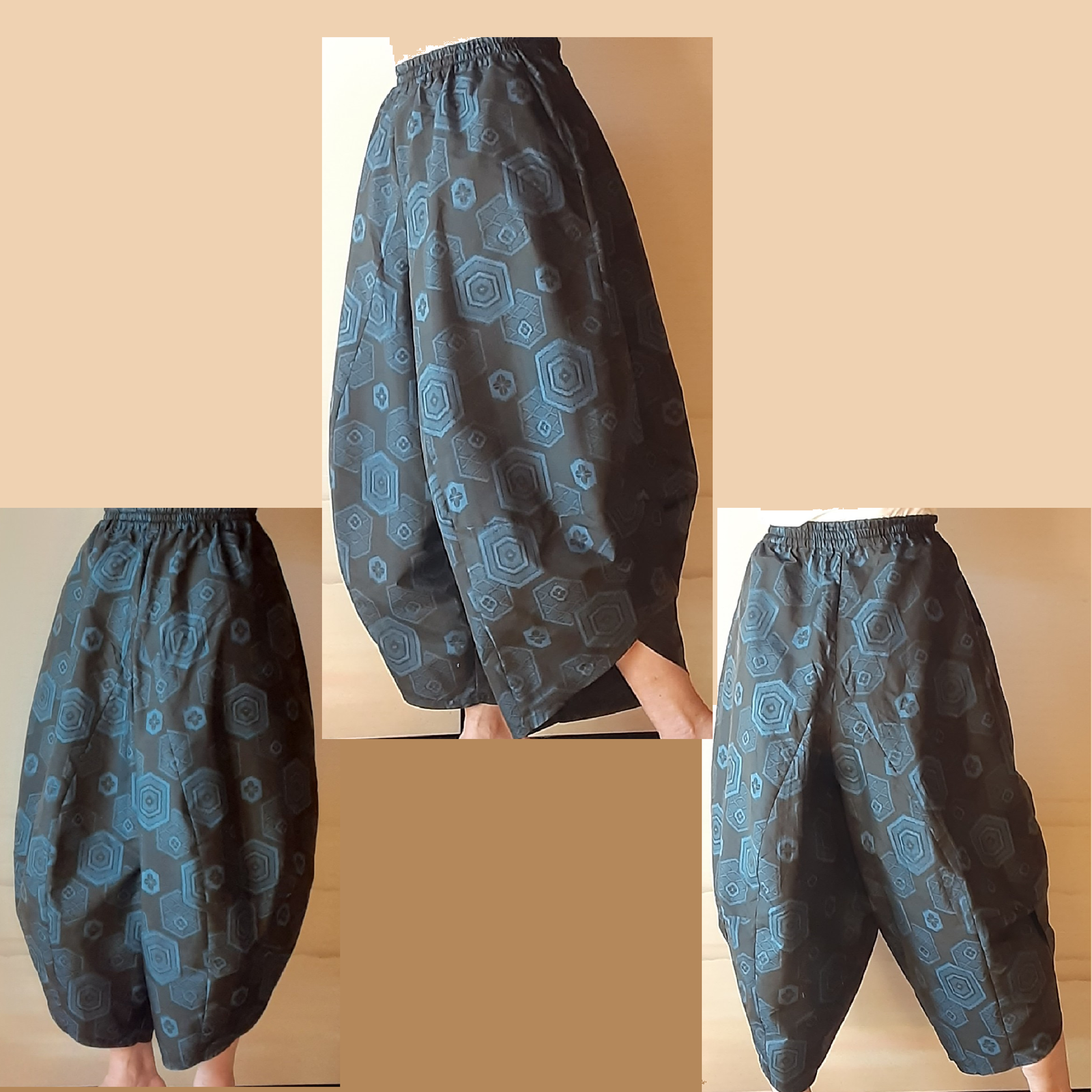 浴衣リメイク ワイドパンツ 型紙 - RYO-OTUKAI'S GALLERY | minne