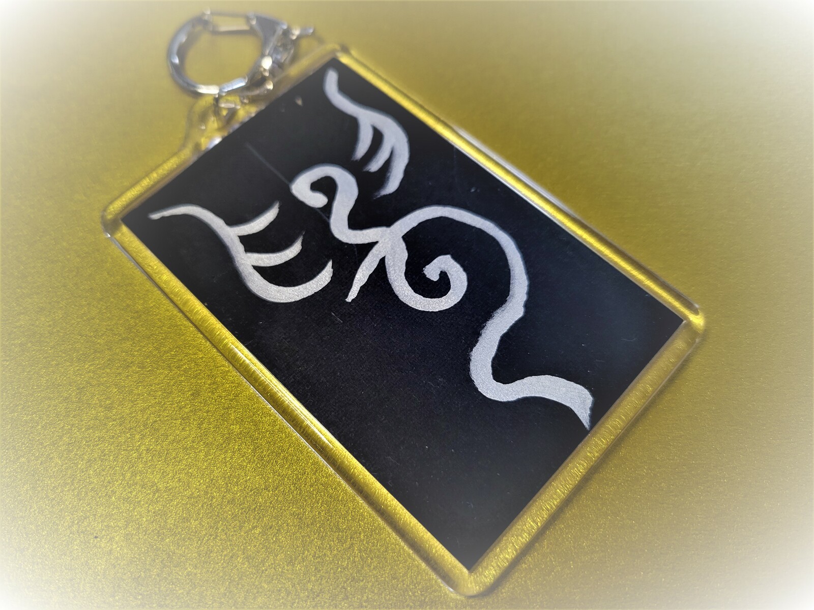 開運！龍体文字でフトマニ図にお名前と願いの言霊を金のカードに描き