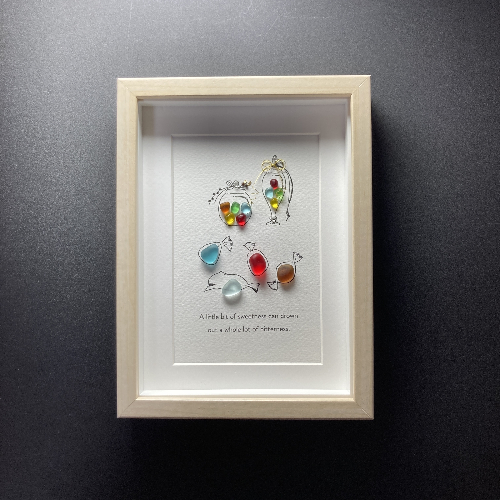 シーグラスアート「カクテル」送料無料 - ゆきみ工房 | minne byGMO