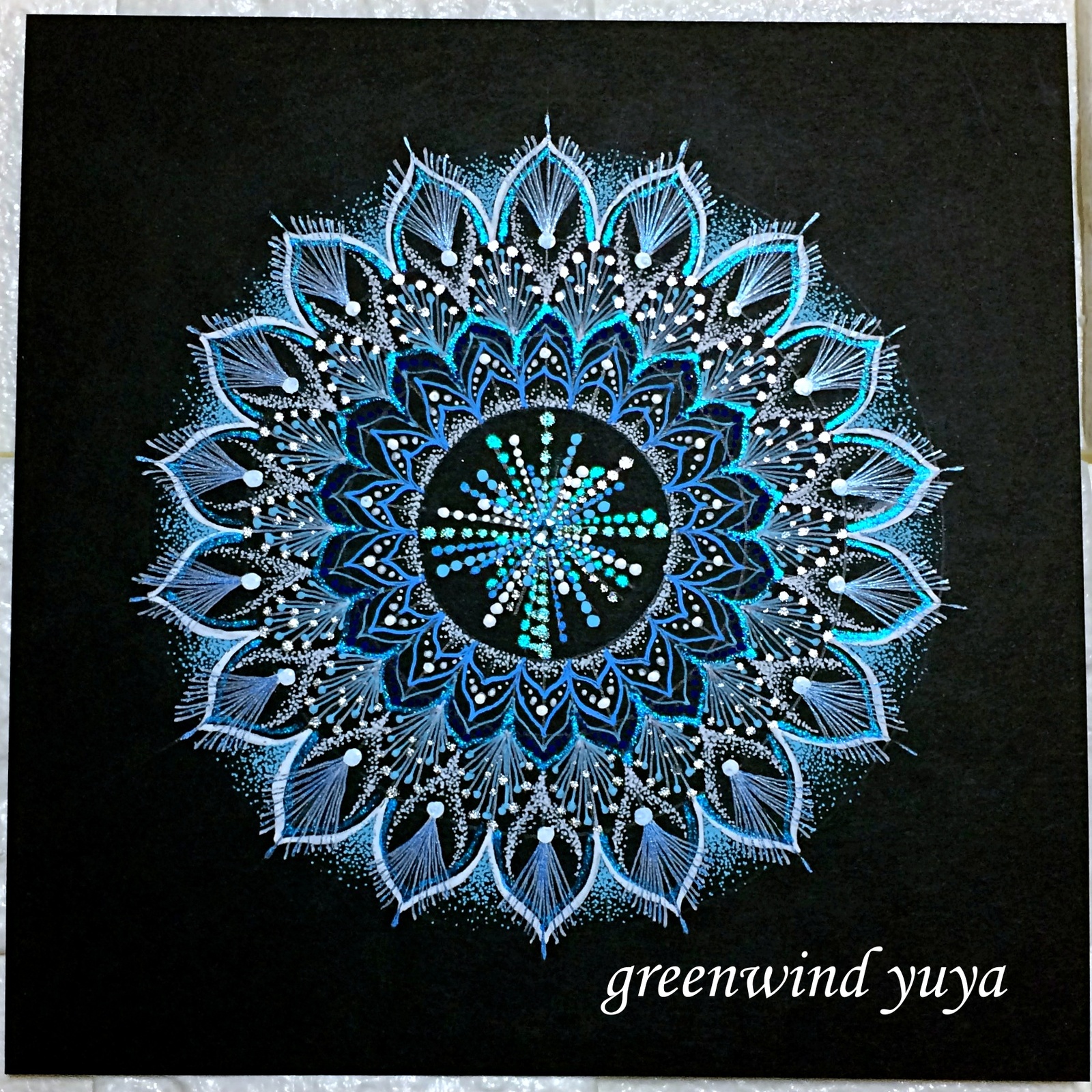 青の曼荼羅 - greenwind yuya's Arts GALLERY | minne byGMOペパボ