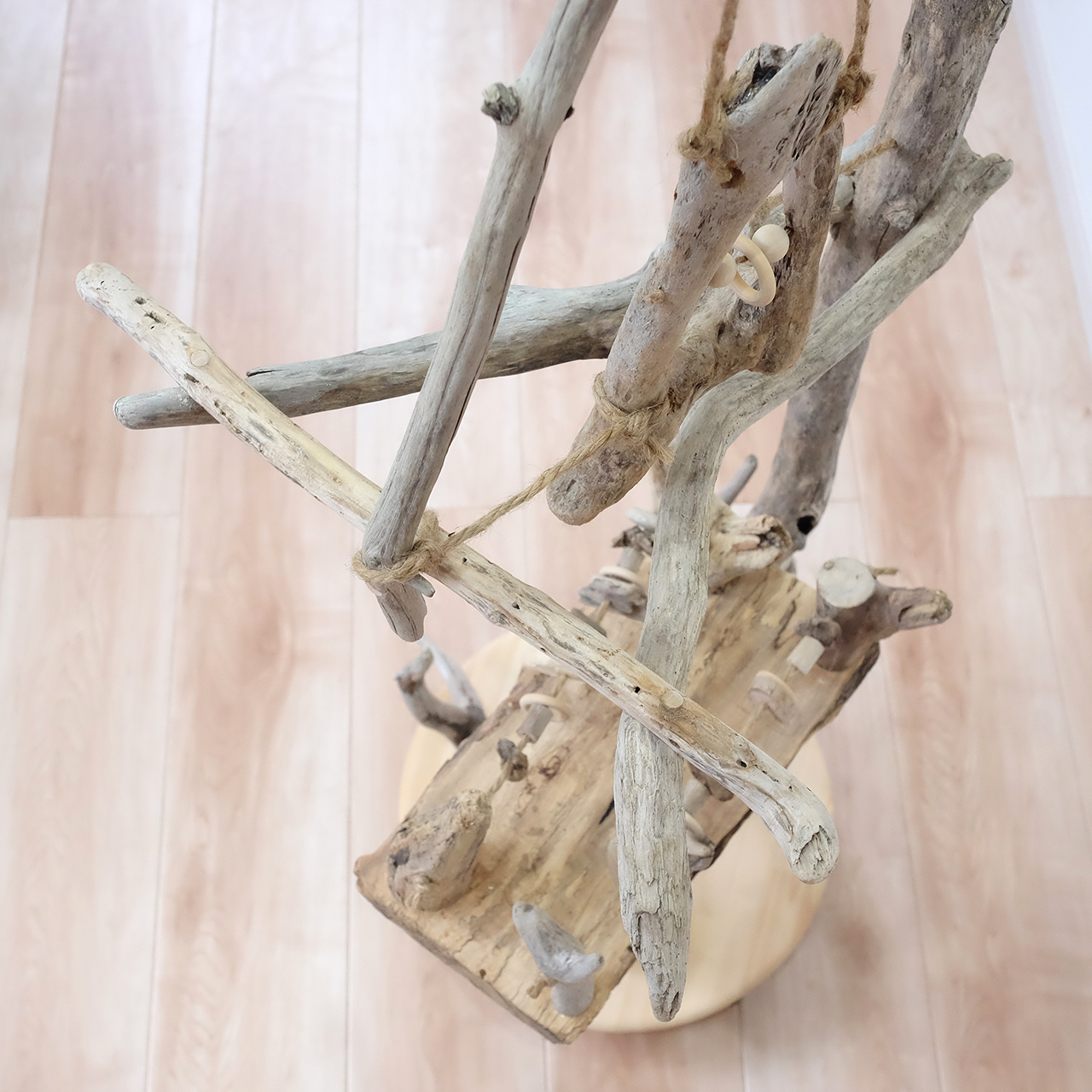 流木バードアスレチック｜LL キャスター付き - Driftwood and birds