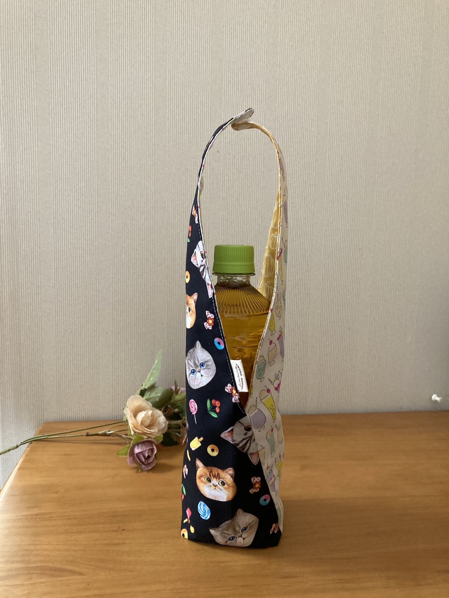 ね*様 ハンドメイド 丸底巾着 バッグ コヤンイサムチョン コヤンイサム