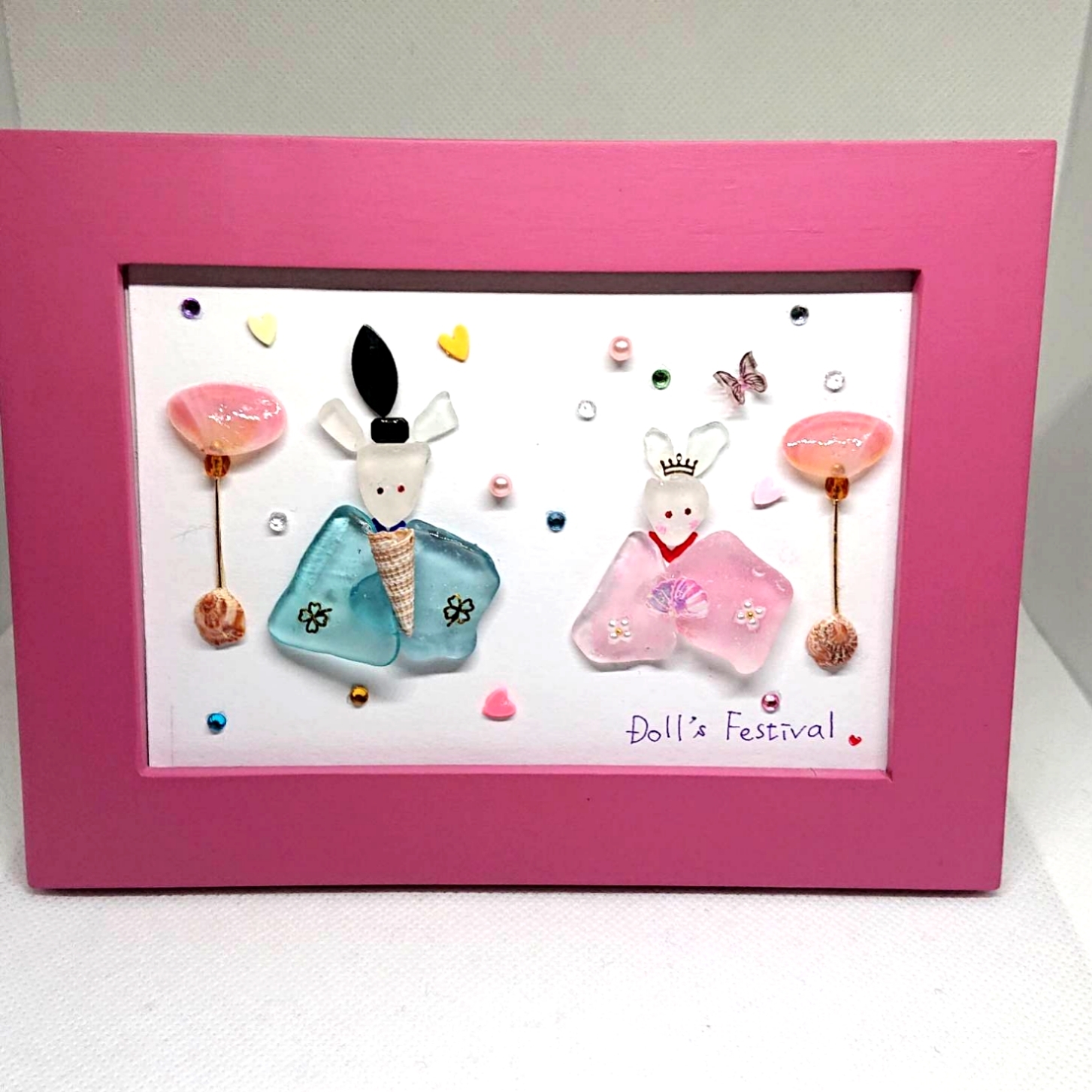 シーグラスアート 花火 - puqoo227 | minne byGMOペパボ 国内最大級の