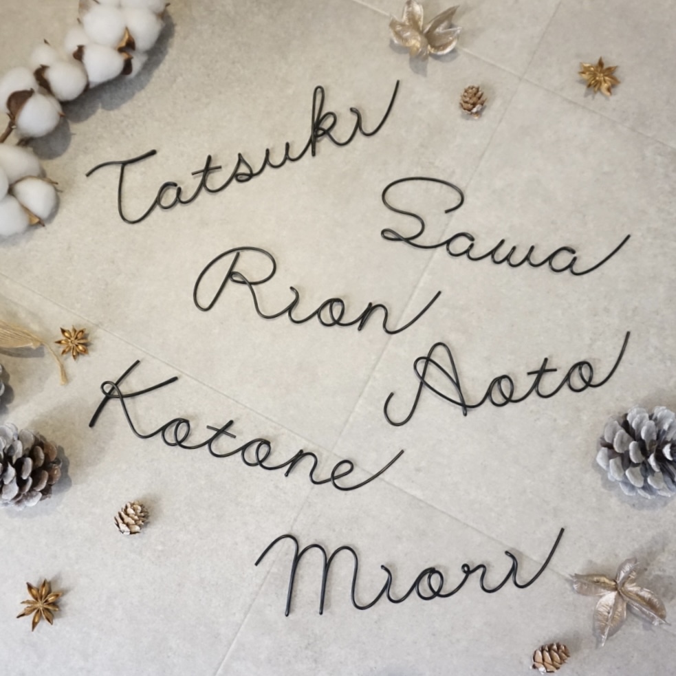 お名前オーダー（アルファベット1文字100円） ※こちらは1文字分のお