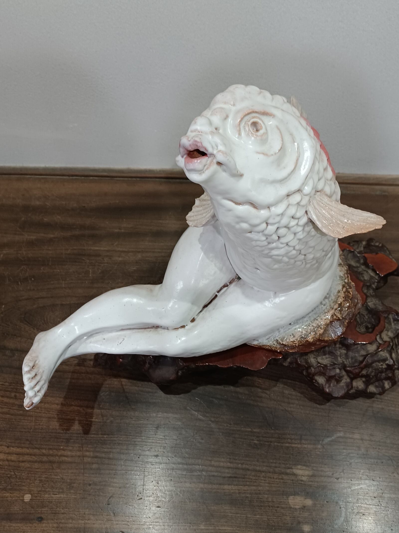 オブジェ 萩焼 「 鯉女(koibito）」小久保凌雲作 - kamekou | minne