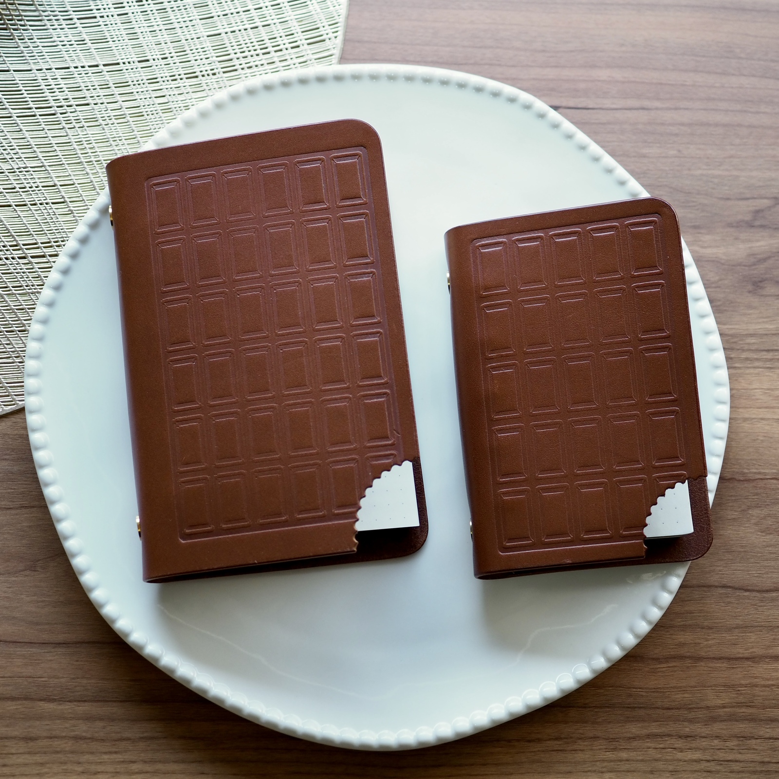 かじられちゃったチョコ×M6システム手帳カバー(ミニ6穴リング) - from