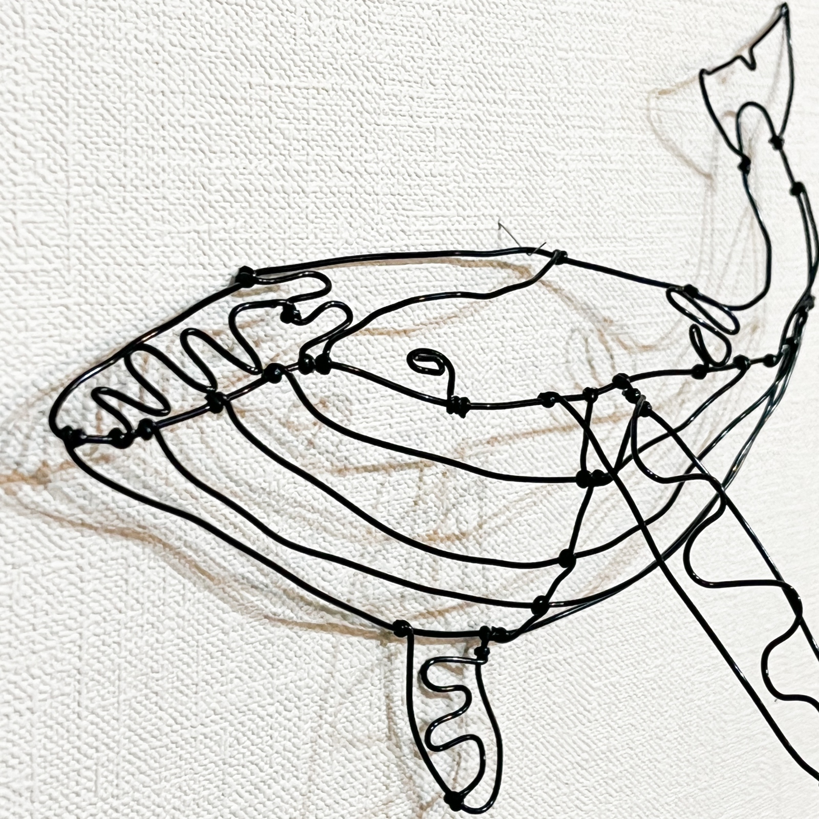 シロナガスクジラ② ワイヤーアート インテリア アート 壁掛け クジラ