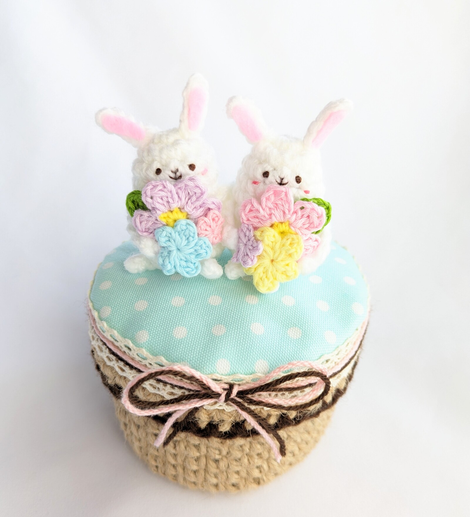 手作り作家さんのウサギの木製おもちゃ 作家さんのうさぎ スモール