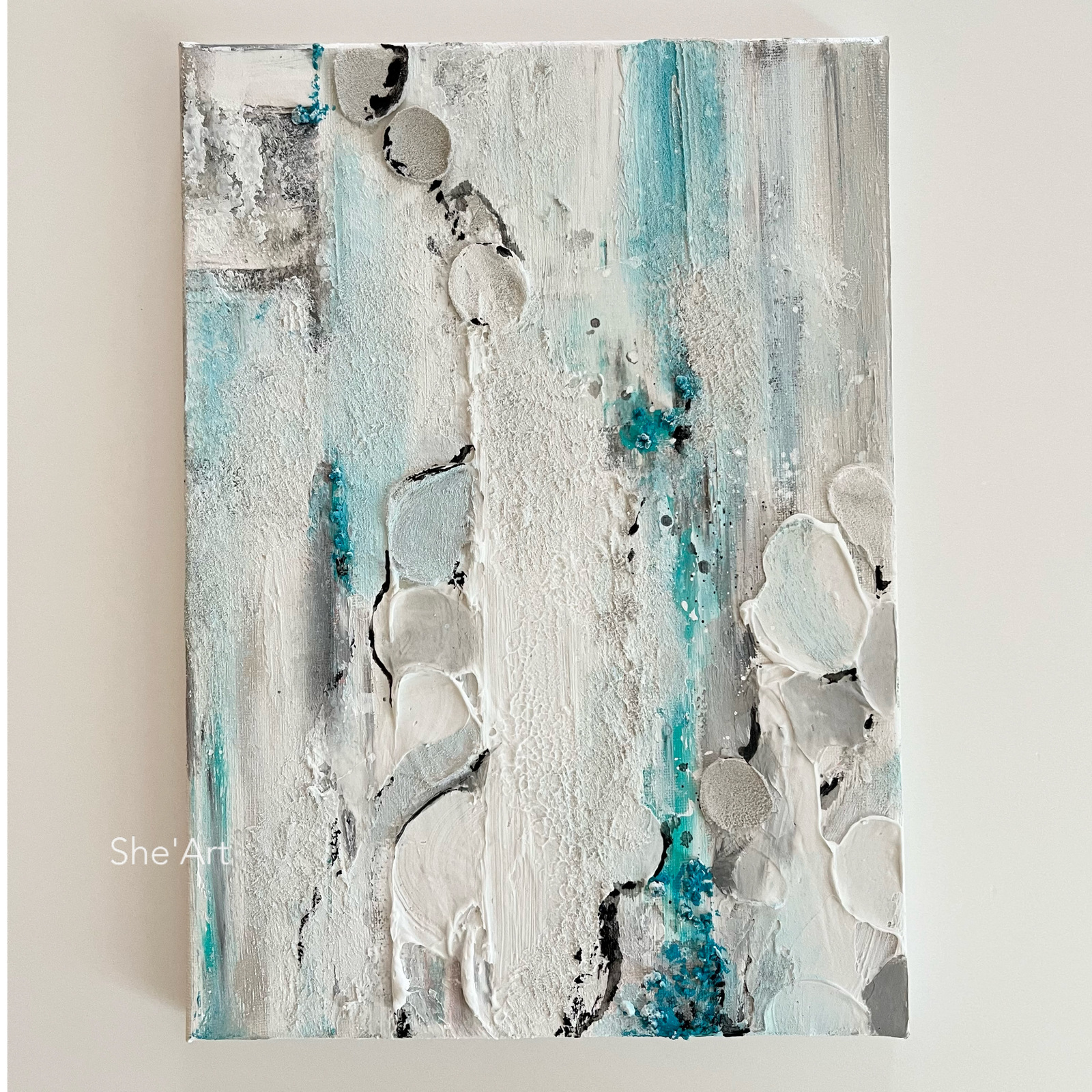 室生】絵画 油絵 原画 抽象画 現代アート モダン インテリア SM 室生