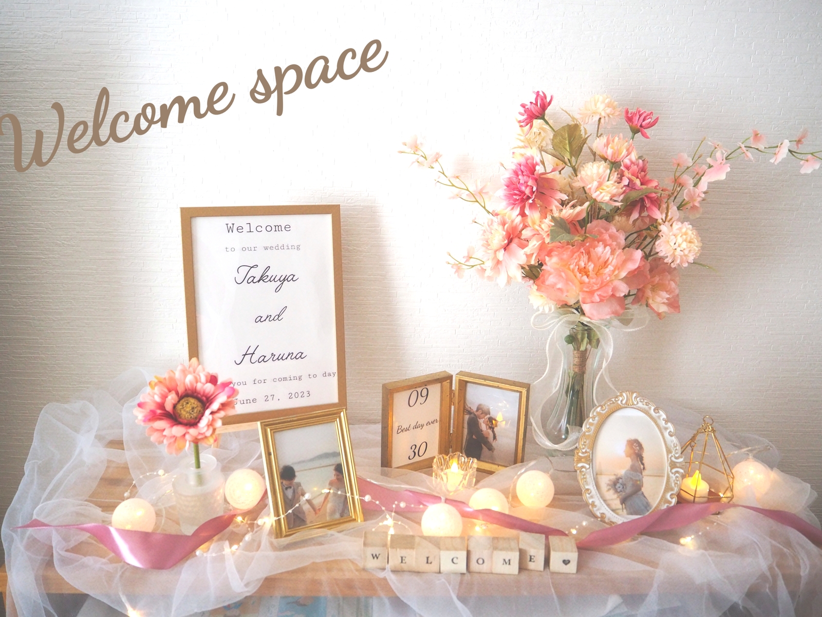 New.* ⚘ウェルカムスペース ウェルカムスペースセット ピンクゴールド