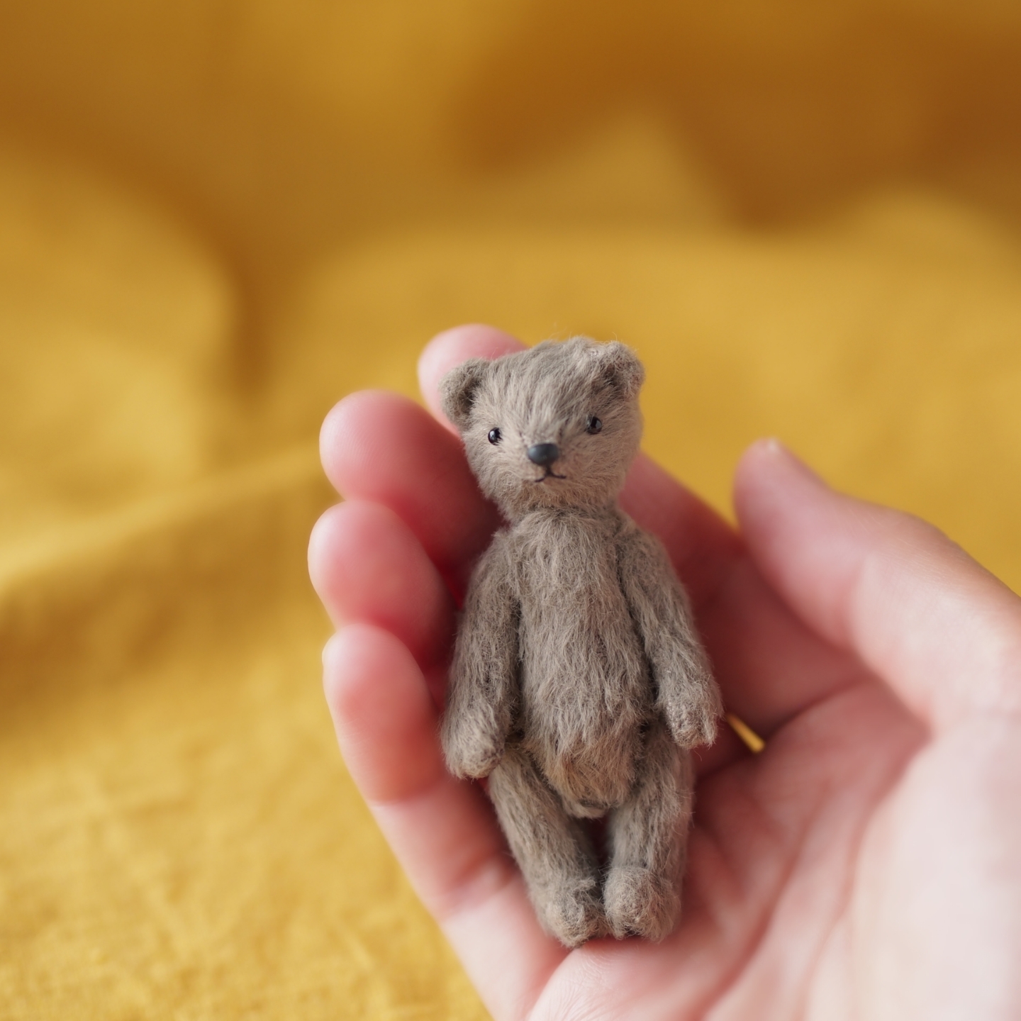 5㎝ ちびくま（ミルクチョコ）あなただけの小さな相棒に くまの