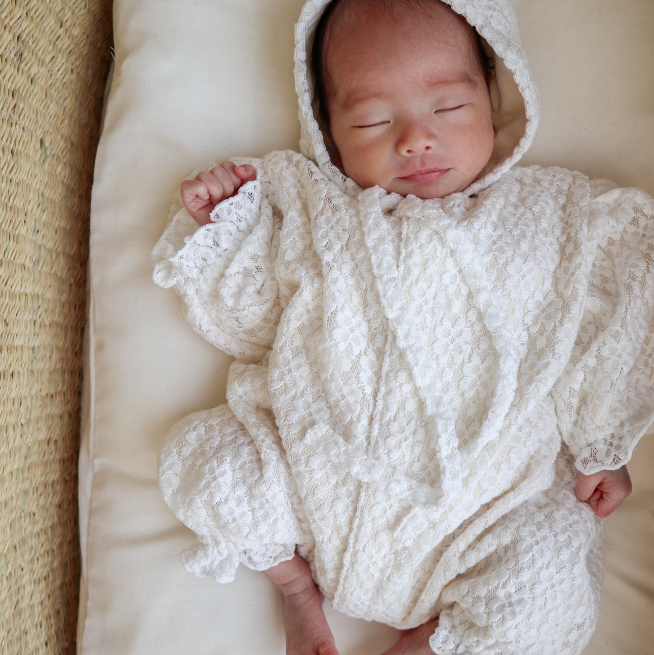 即納】 -lace セレモニーロンパース- 退院着（長袖） - DE | minne