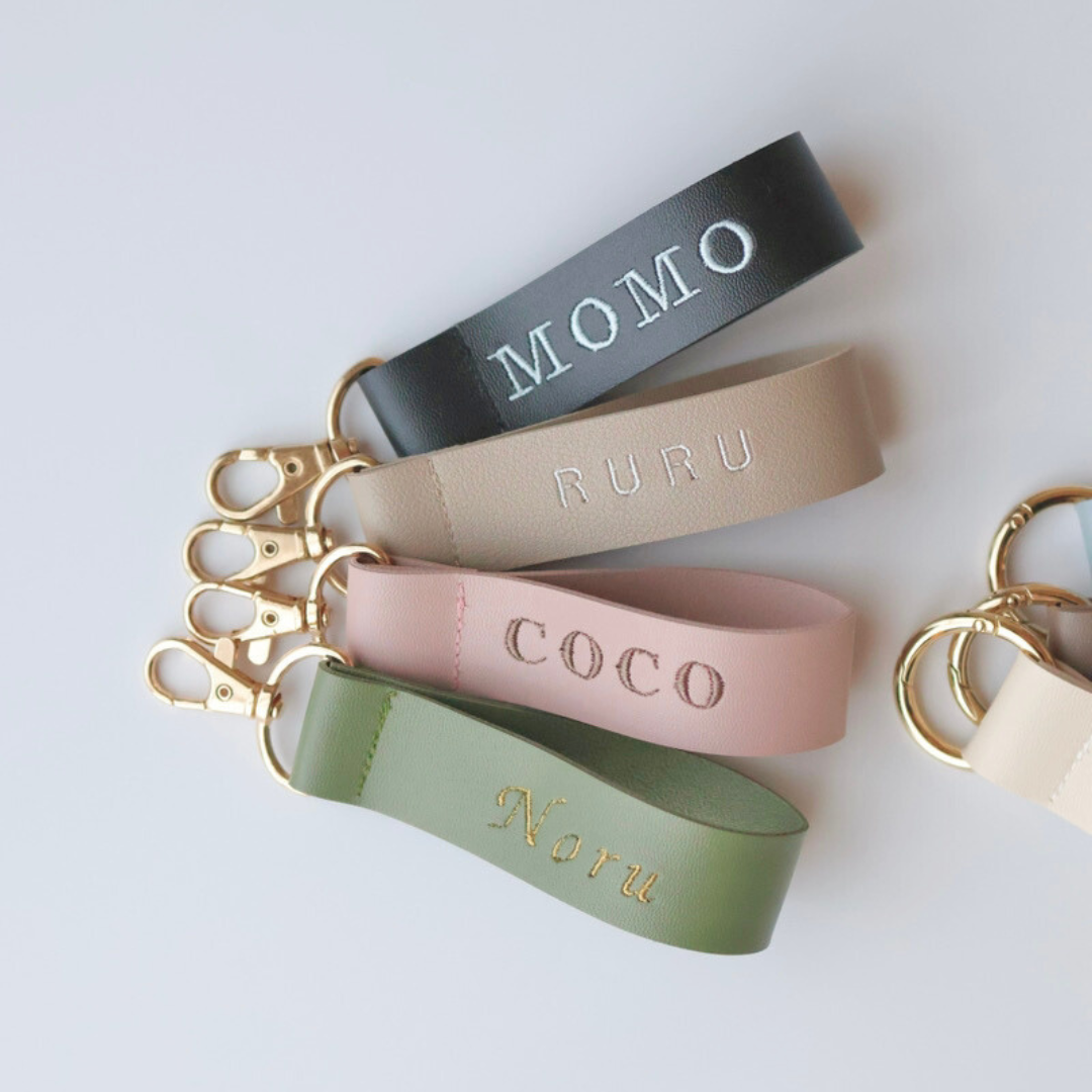 名前入れ：【7color】お名前刺繍ストラップ - Kesera × Sera | minne
