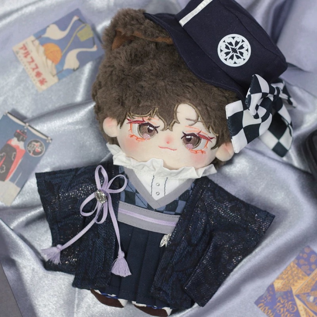 20cm完売レア限定マフラー付き袴和服着せ替えぬいぐるみ服セット
