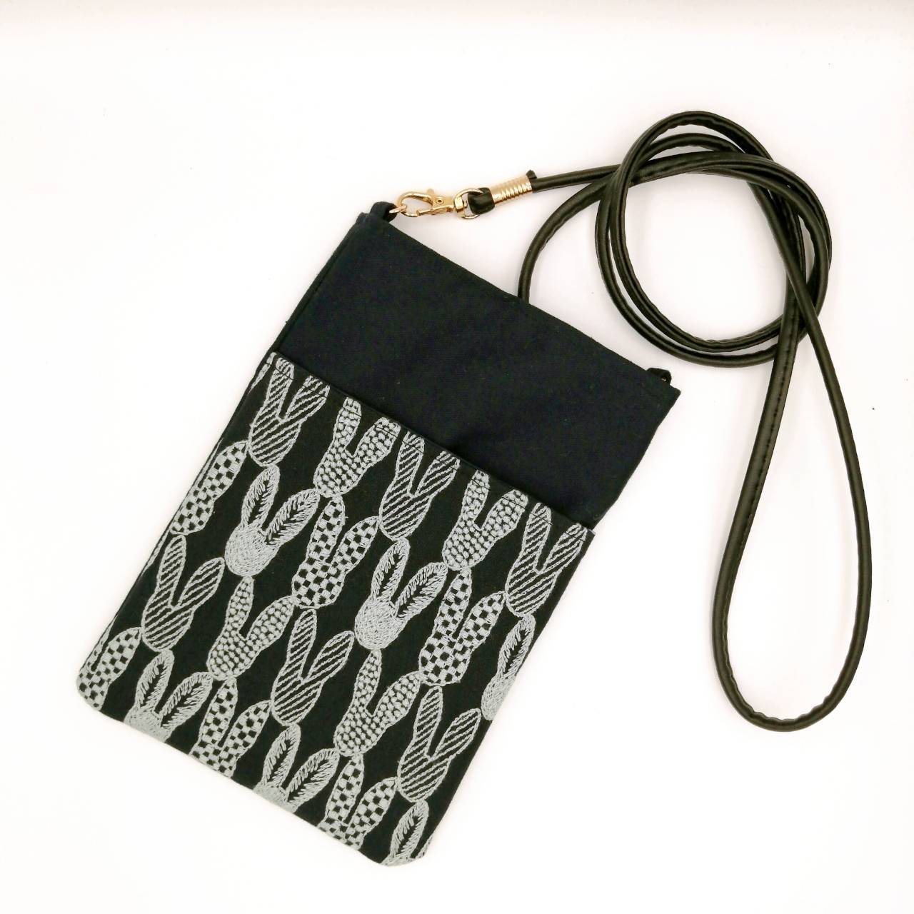 ☆ゆか【スマホショルダー】ミナペルホネン タンバリン charcoal