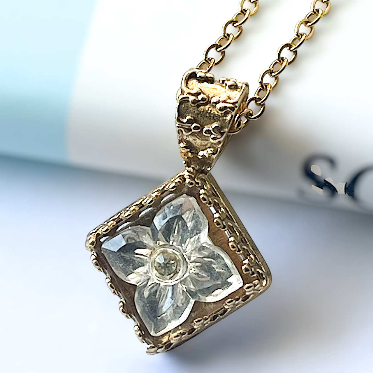 電磁波対策 3連テンソルリング＋精麻ネックレス 1/6サイズ - 精麻と