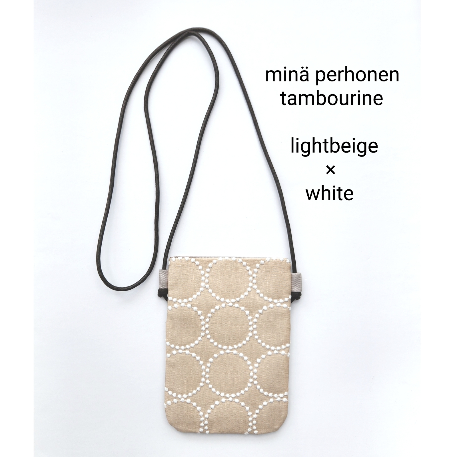 ミナペルホネン タンバリン スマホショルダー 【受注制作】 - handmade