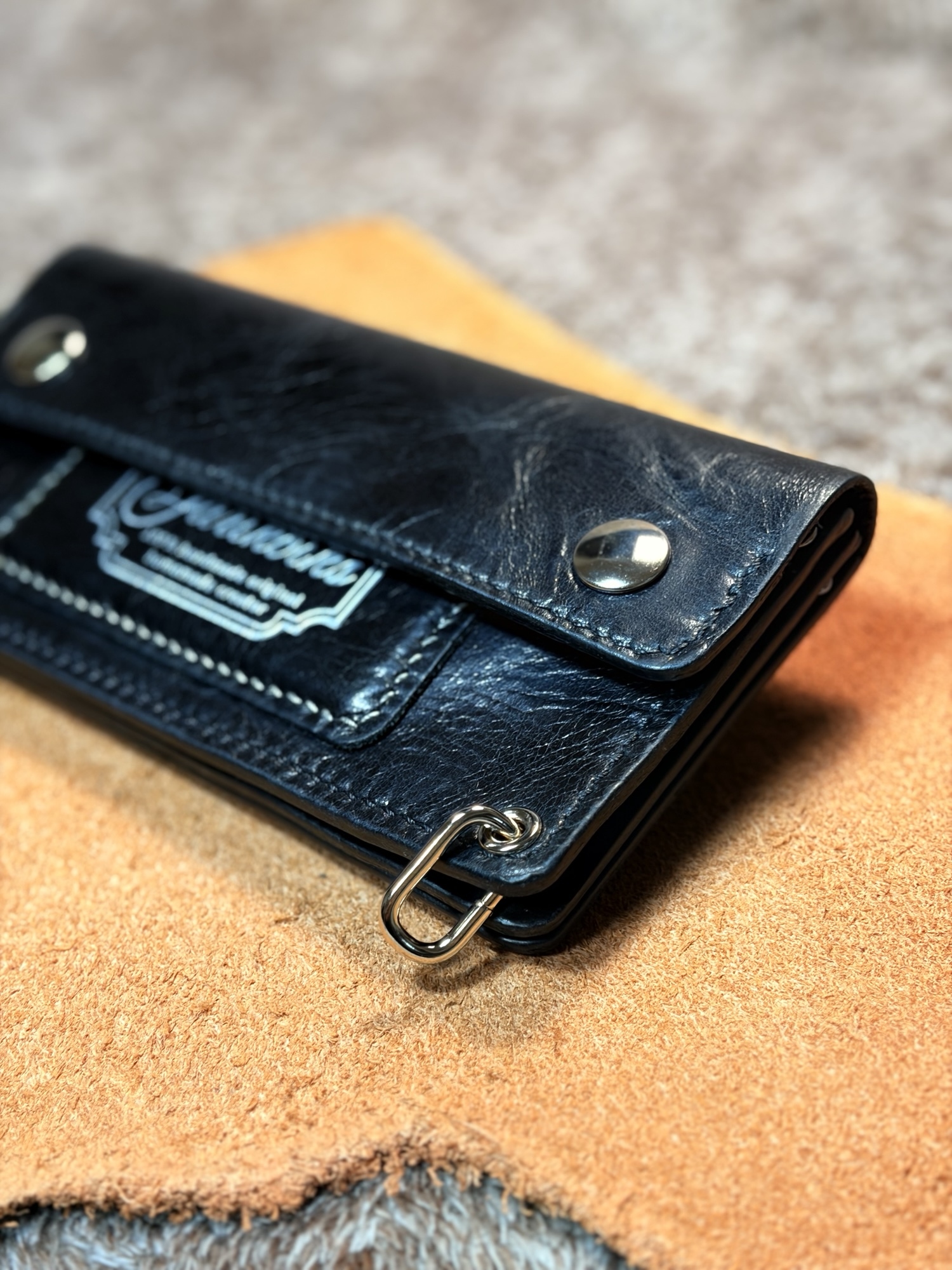 ◎柔らかい二つ折り.スムース革シャグポーチ◎ - Jarikoikstory