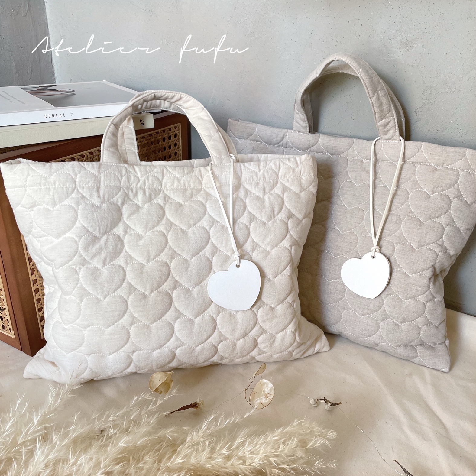 ヌビ】レッスンバッグ ☆チャーム名入れOK☆くすみカラー ヌビバッグ