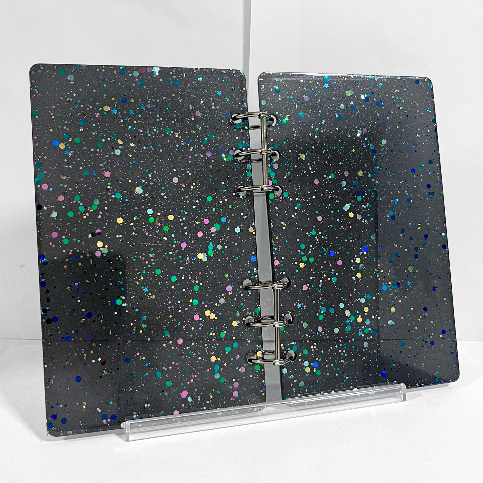 レジンバインダー A6 黒彗幻 Saving 貯金 No.118 - ninanisaving