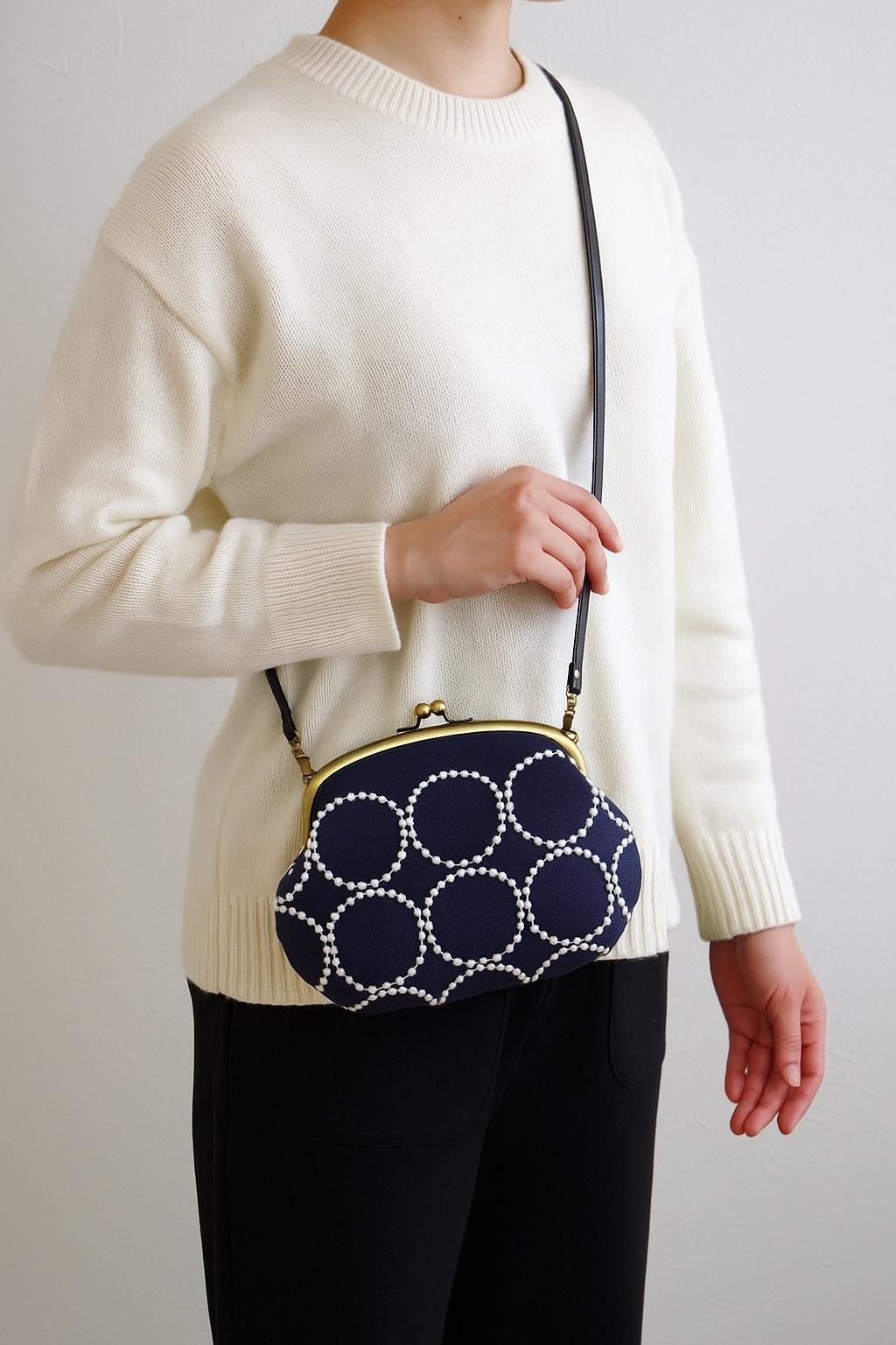 新作✨ミナペルホネン ショルダーポシェット tambourine × choucho