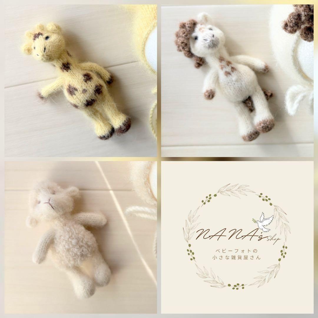 馬帽子&ニューボーンフォト撮影衣装 午年 ウマボンネット 月齢フォト