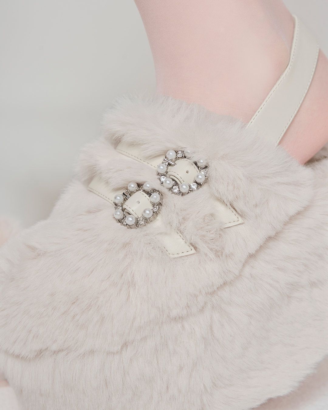 michellMacaron 厚底ファーミュール-DECEMBERMAY☆ Asymmetric color