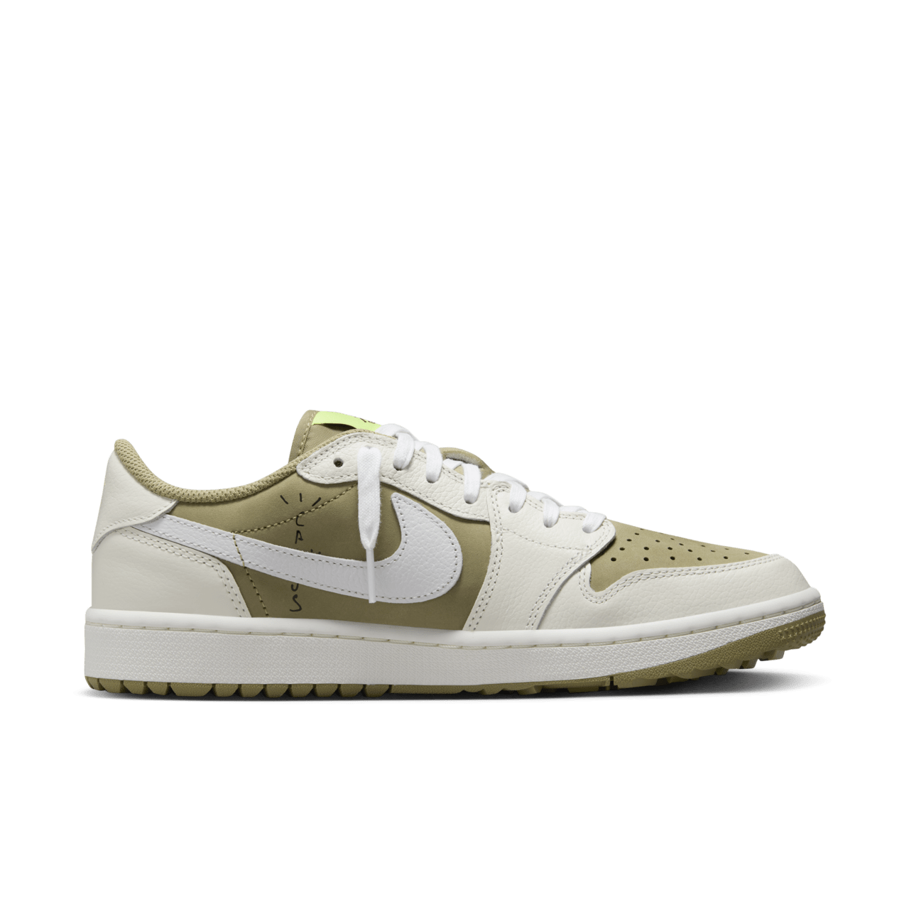 Air Jordan 1 Low Golf x Travis Scott 'Neutral Olive' (FZ3124-200