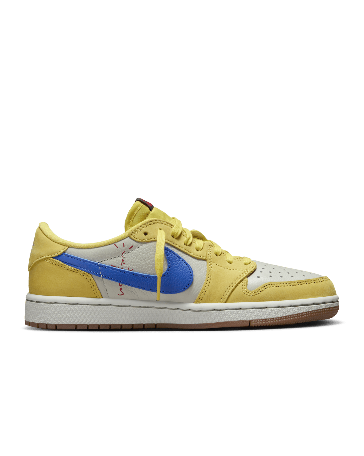 Women's Air Jordan 1 Low OG x Travis Scott 'Canary' (DZ4137-700