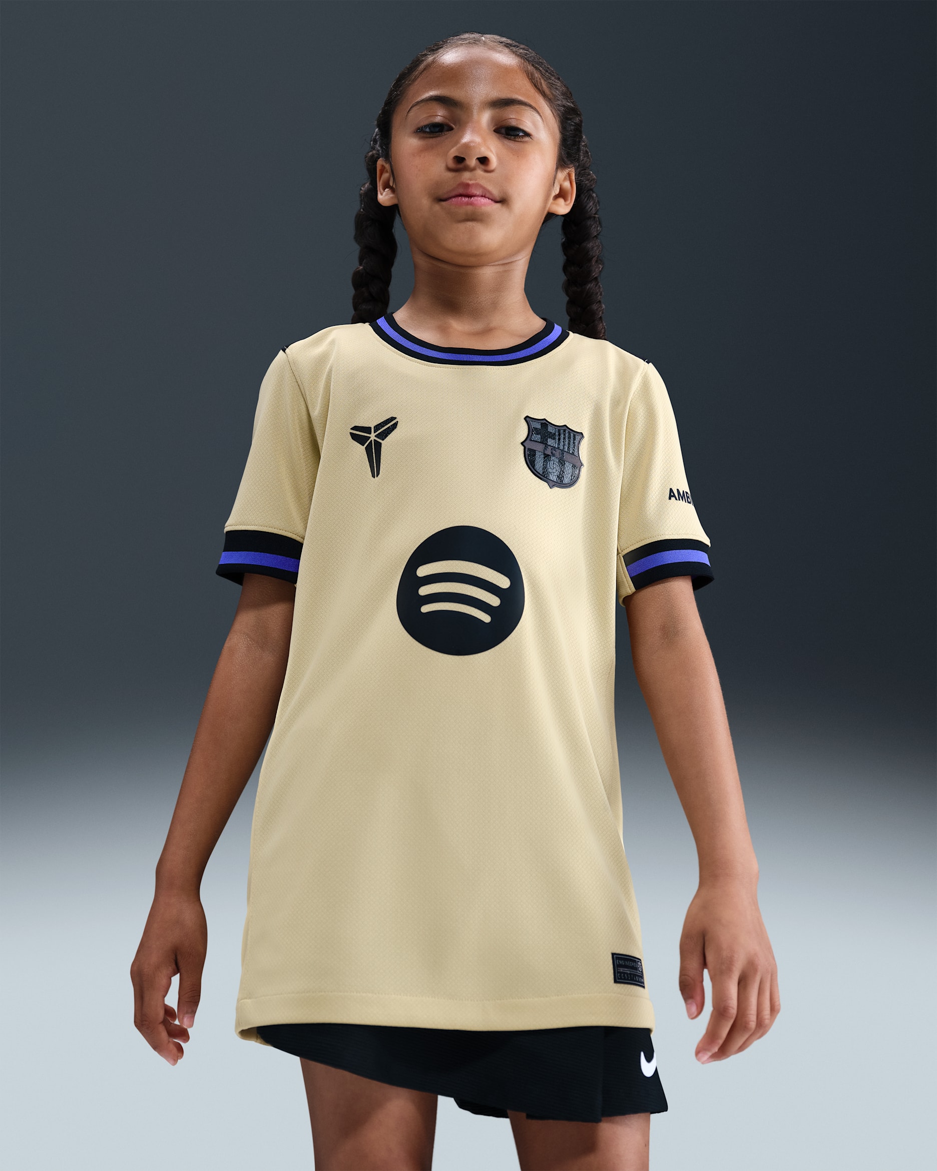 FC Barcelona 2025/26 Stadium Away Big Kids' Kobe Dri-FIT Soccer