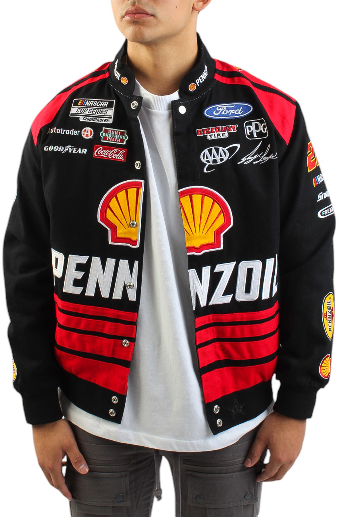 JH DESIGN Pennzoil Racing Jacket JL0303PS24-BLK - Shiekh