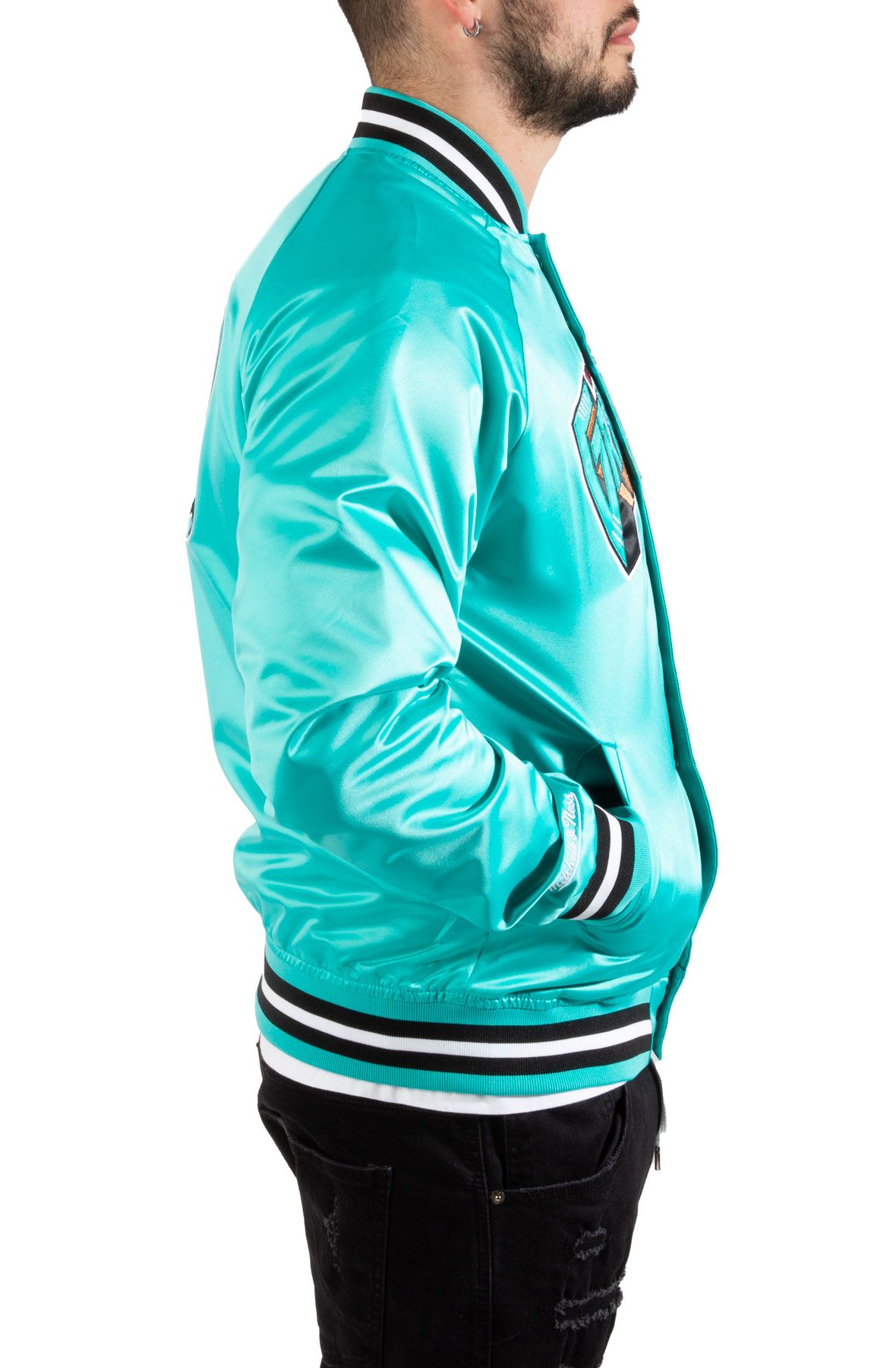 MITCHELL AND NESS Vancouver Grizzlies Satin Jacket OJBF3397