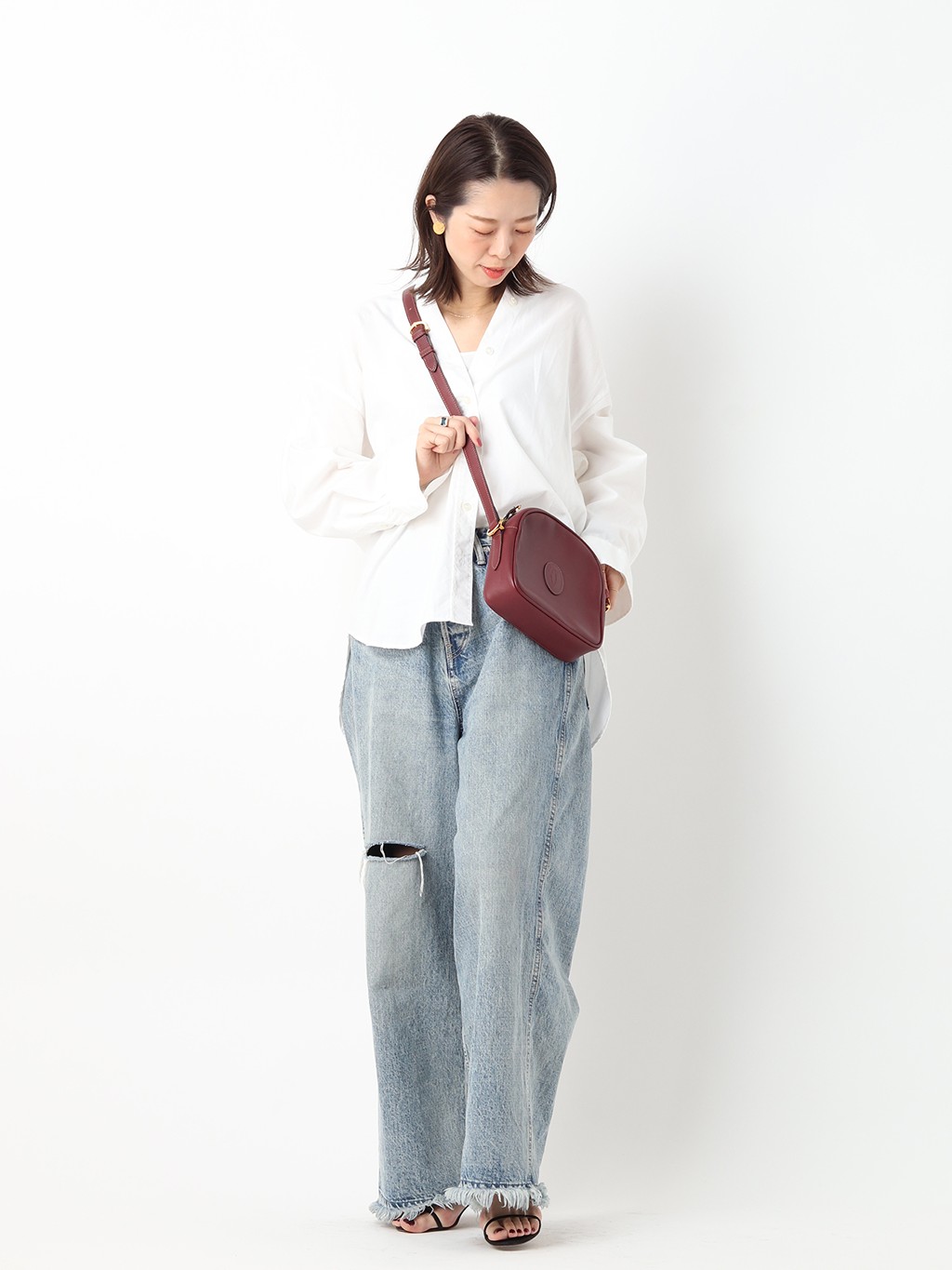 Cartier カルティエ マストライン 【極美品】カルティエ/ボルドー