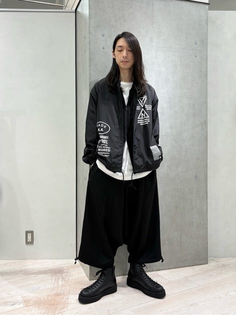 YOHJI YAMAMOTO × NH WINDBREAKER JACKET(S Black): Yohji Yamamoto