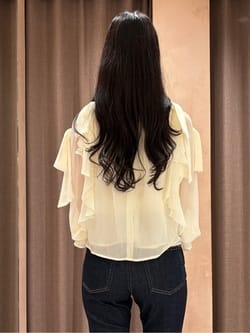 スタッフコーディネート】楊柳フリルブラウス｜tomo｜Arpege story