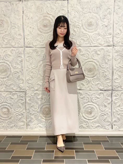 スタッフコーディネート】イレヘムレイヤードミニワンピース｜mio