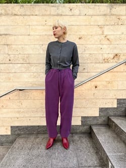 6(ROKU)＞ウール クロップド カーディガン