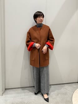 バイカラー リバー ミドルコート