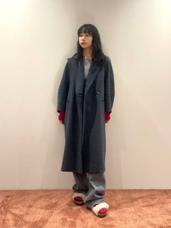 conte＞ダブルブレスト リバーコート