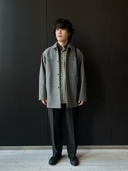 Steven Alan＞ ニット メルトン カー コート