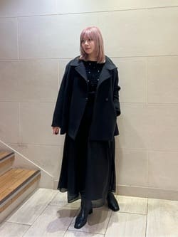 size SHORT/TALLあり］SENTDALE WOOL スタンドカラー ミドル コート