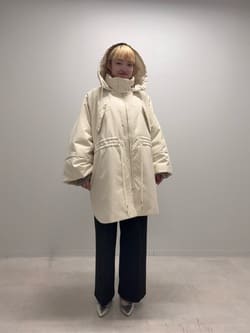 EMMEL REFINES＞EM ポンチョライク ナカワタ コート