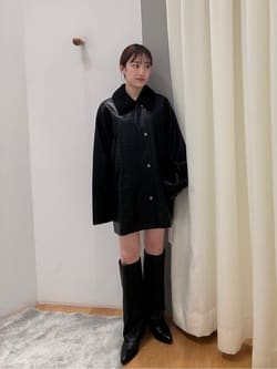 A/A/C/C＞レザー カバーロングブーツ